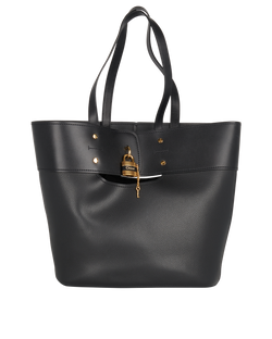 Aby Large Tote, Leather, black, MII, 3*